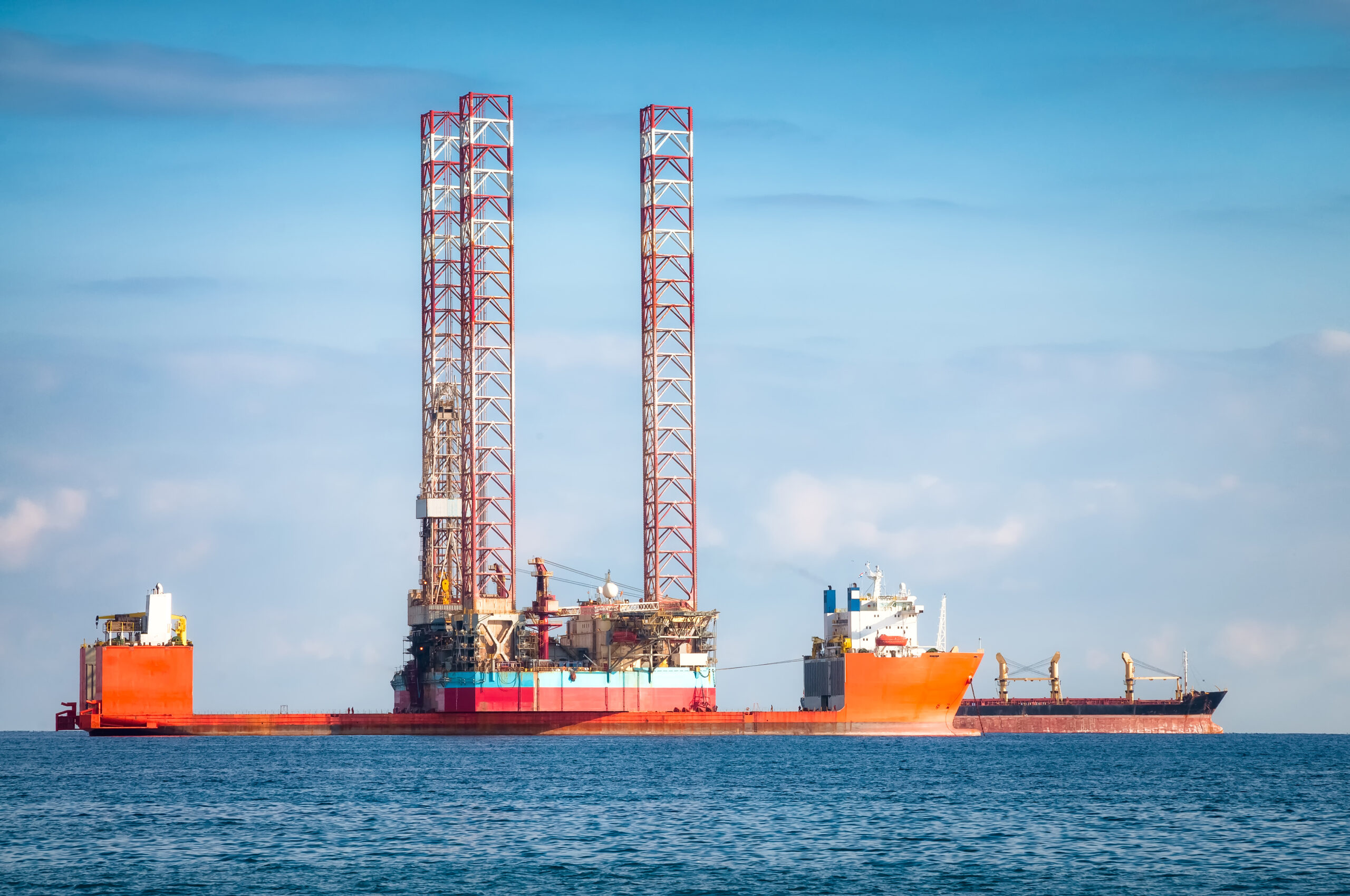 semi submersible oil rig vessel